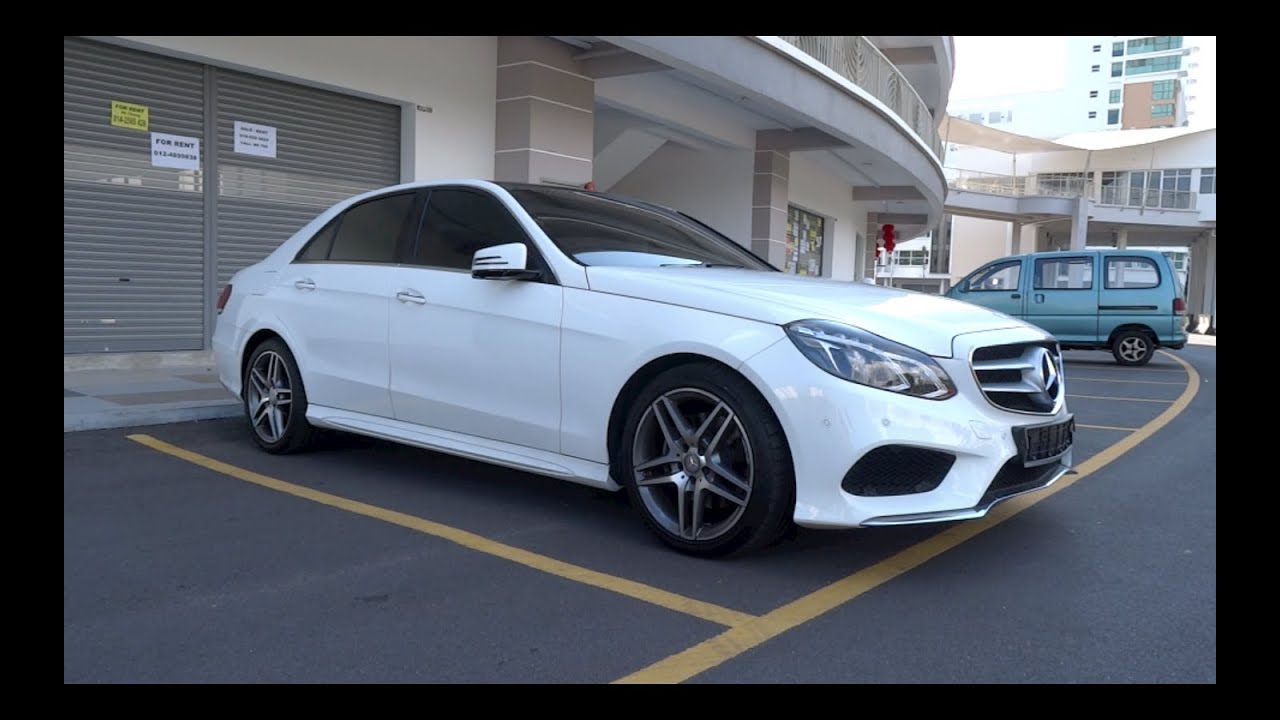 2015 Mercedes-Benz E 300 BlueTEC Hybrid Start-Up and Tour