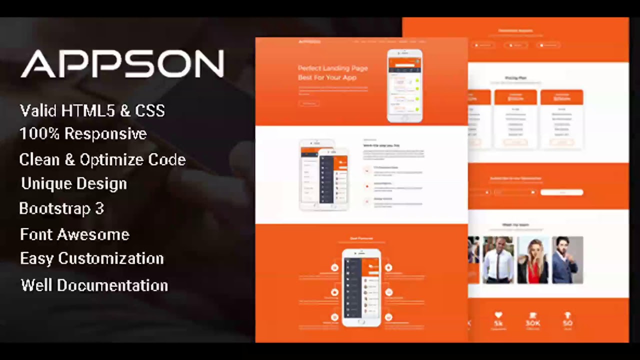 Appson - App Landing Page HTML Template | Themeforest Website Templates and Themes