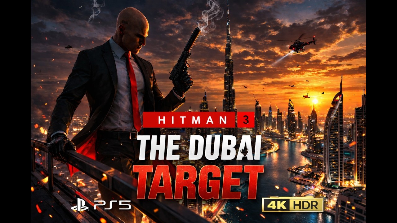 Hitman 3 PS5 Dubai Mission Gameplay (4K) – Silent Assassin   #hitman3 #ps5gameplay #trending #gaming