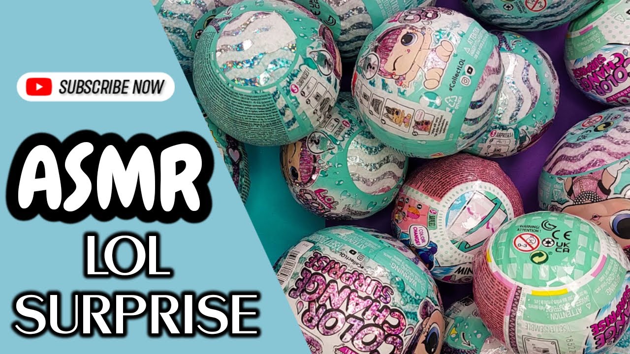 L.O.L. Surprise! ASMR Unboxing Glitter Color Change Surprise | Oddly Satisfying No Talking