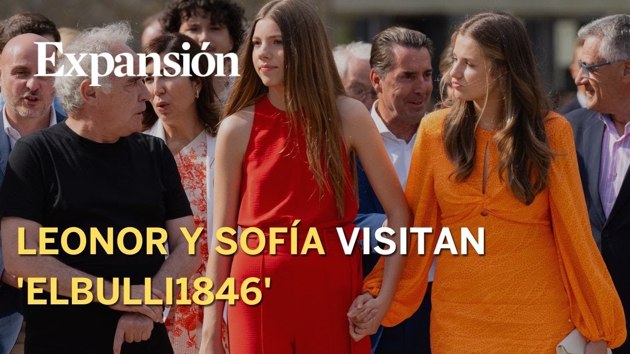 La princesa Leonor y la infanta Sofía visitan 'elBulli1846' junto a Ferran Adrià