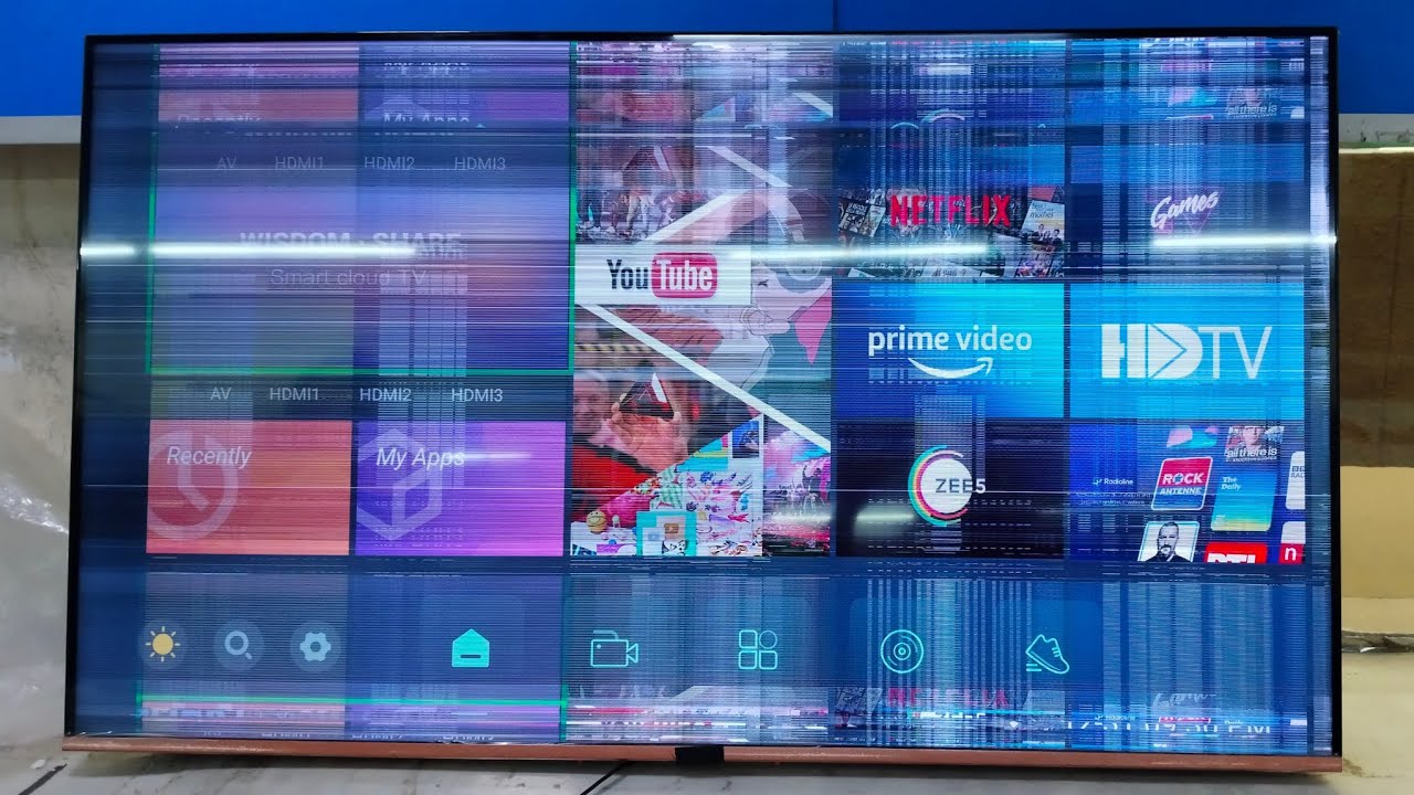 Led tv 50 inch display problem solution?
