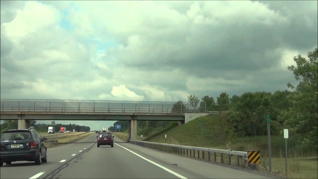 New York - Interstate 90 West (NYS Thruway) - Mile Marker 370-380 (7/27/12)