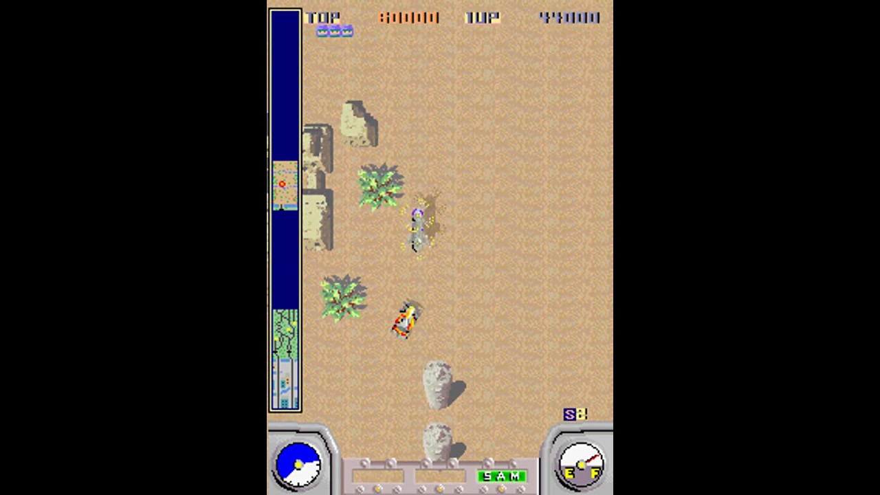 Action Fighter [Arcade Longplay] (1986) Sega {unprotected, analog controls}