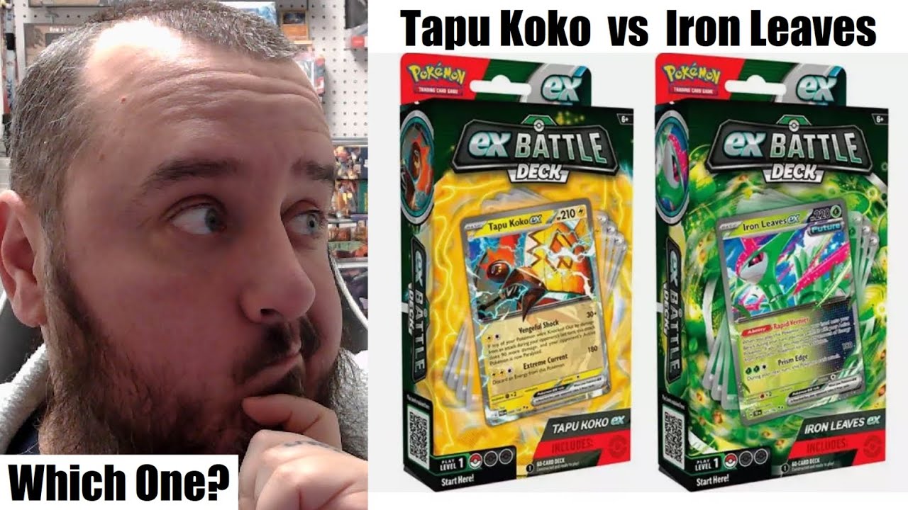 Tapu Koko vs Iron Leaves ex Battle Decks Review - Pokemon TCG