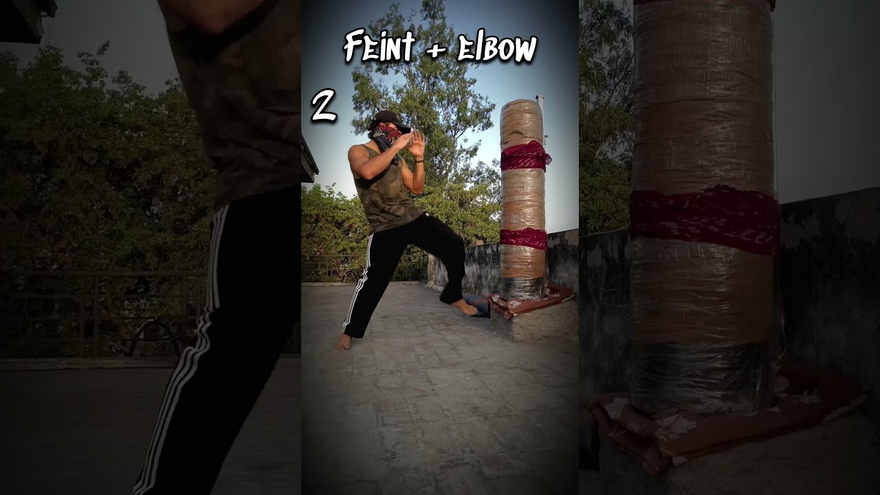 Epic Knockout Combo 😱 #muaythai #martialarts