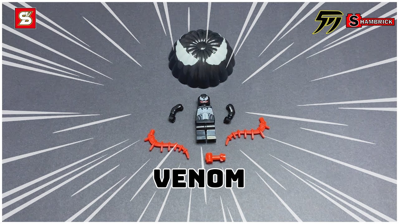 Venom unofficial lego with parachute [EP 17]