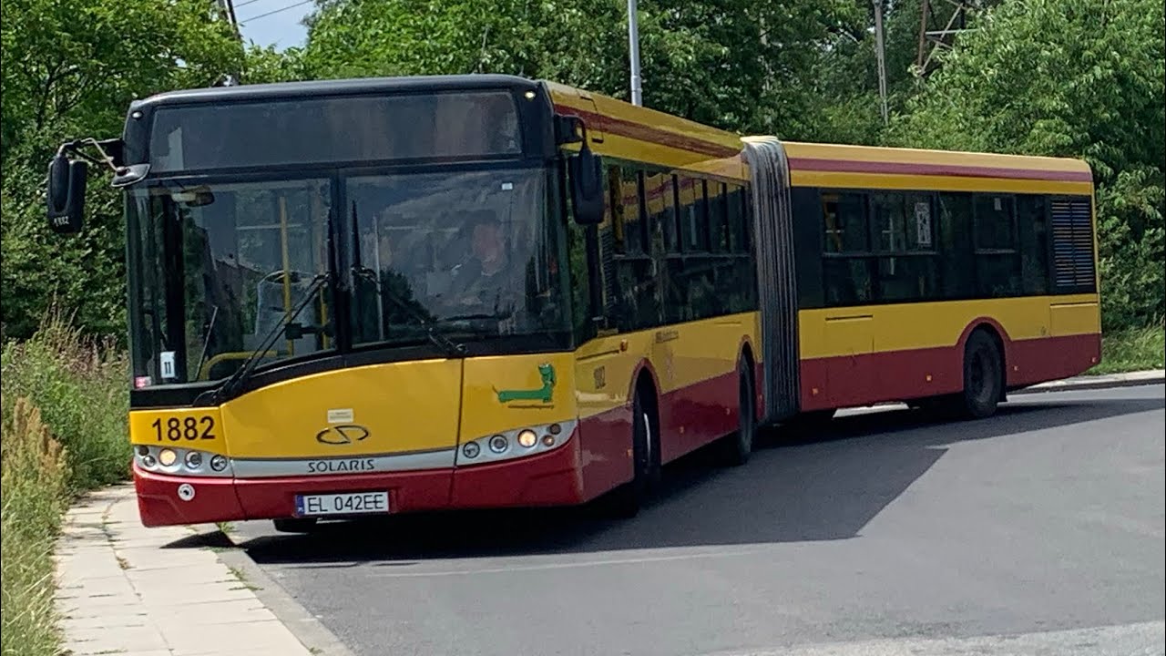 ♪ VOITH ♪ Solaris Urbino 18 III BTS #1882 - MPK Łódź linia 59 🚌