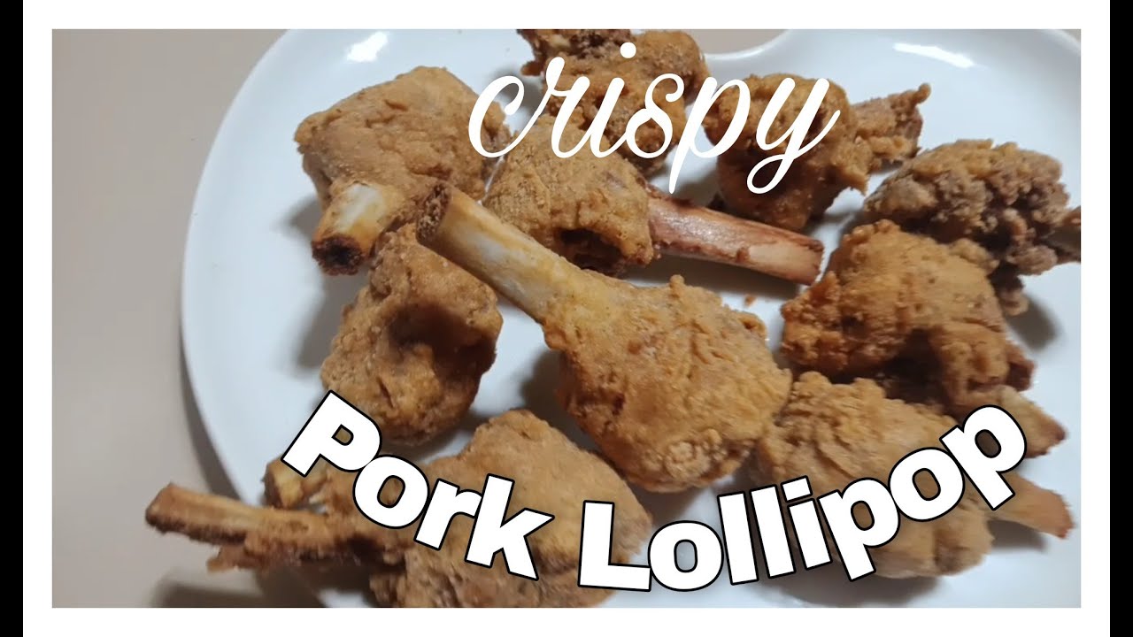 CRISPY PORK RIBS LOLLIPOP
