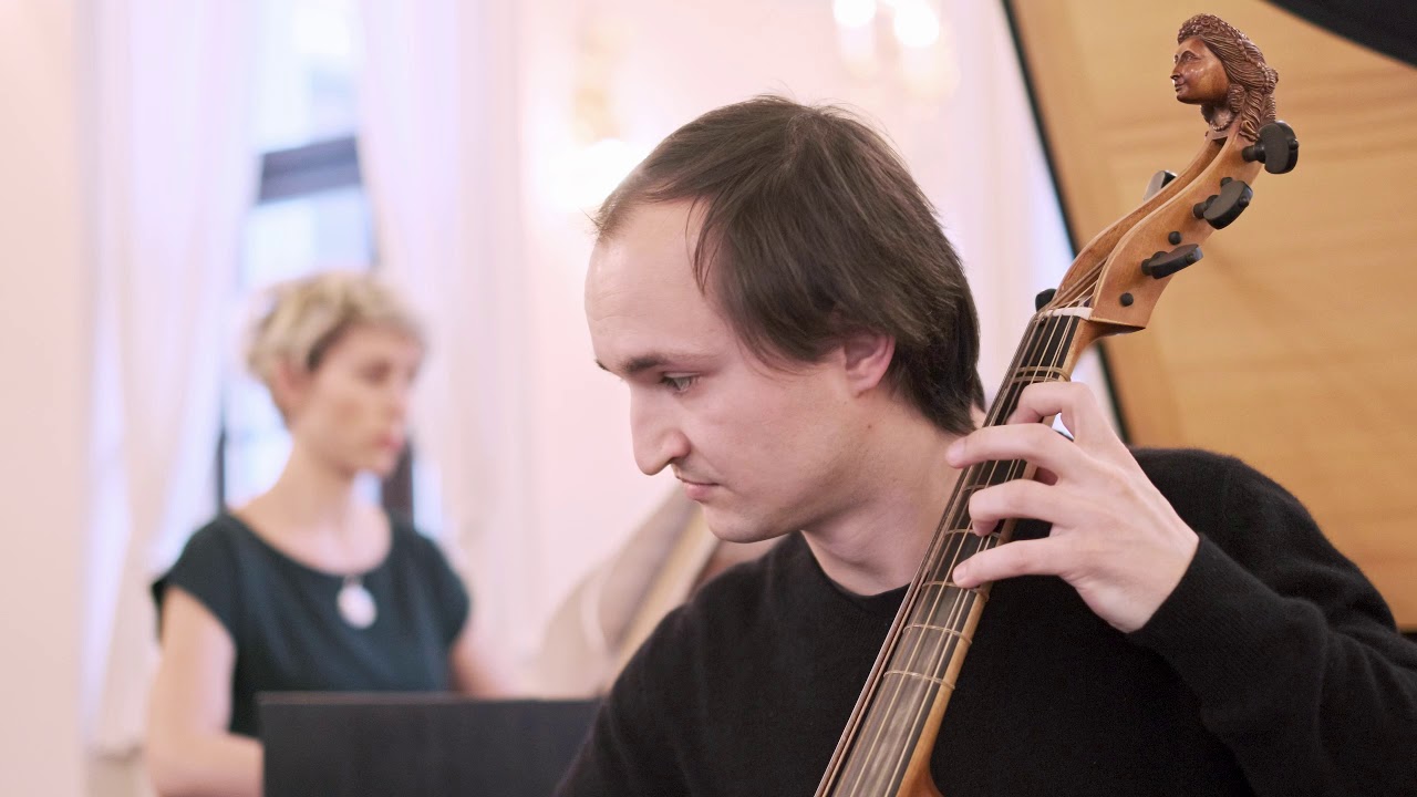 J. S. Bach: Sonata a Viola da Gamba e Cembalo obligato in D, IV.- Allegro - M. Jantzen & F. Fábri