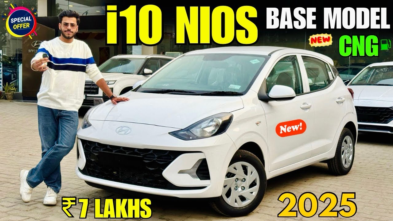 Hyundai Grand i10 Nios Magna CNG 2025 Detailed Review ✅ Grand i10 Nios Base Model Price & Features 🔥
