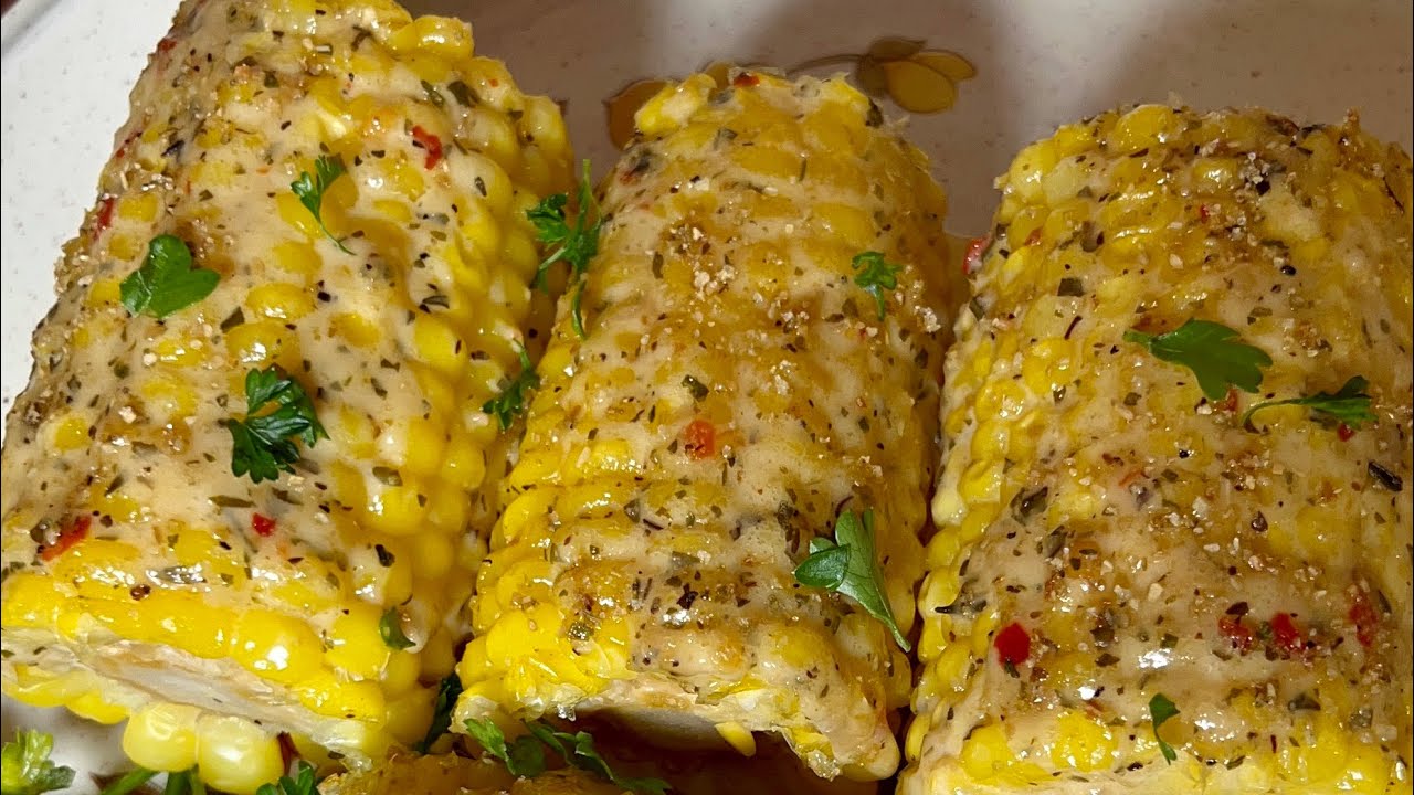 Parmesan Garlic Corn on The Cob Recipe #tiktokviral