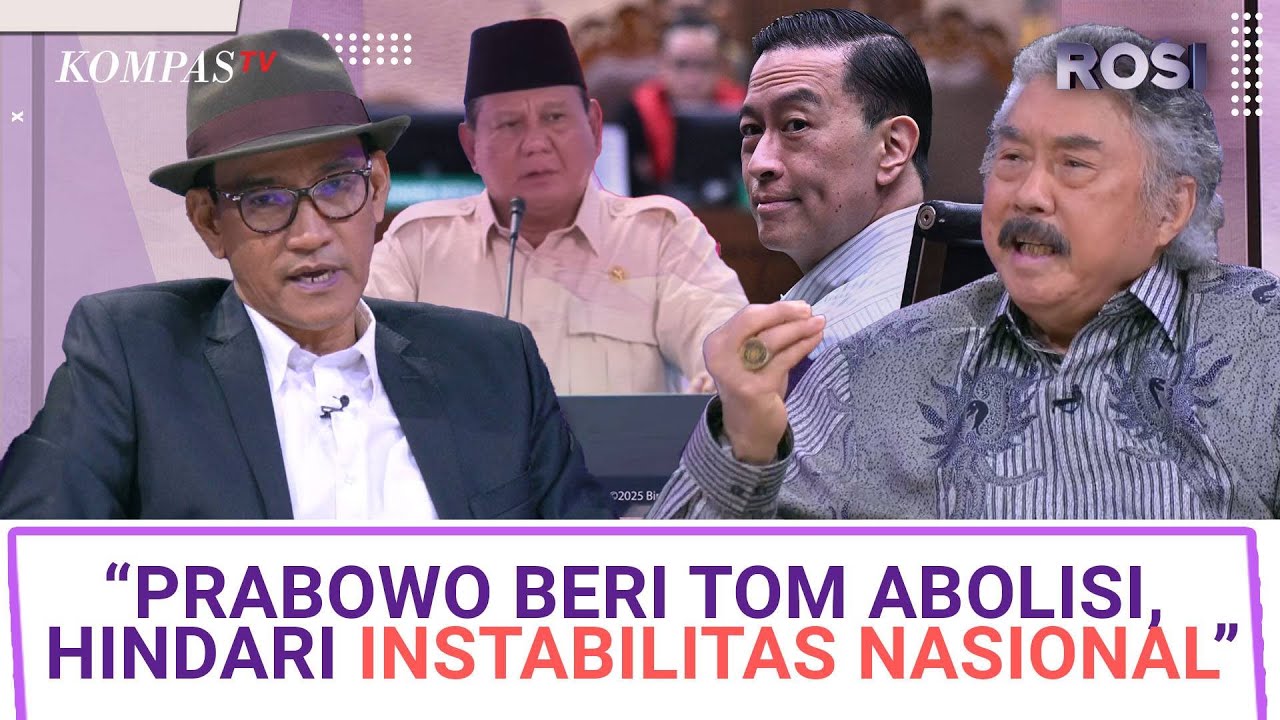 Refly Harun Ungkap Kronologi Kasus Tom Lembong, Gayus Lumbuun Sebut Kewenangan Hakim Memutus Perkara