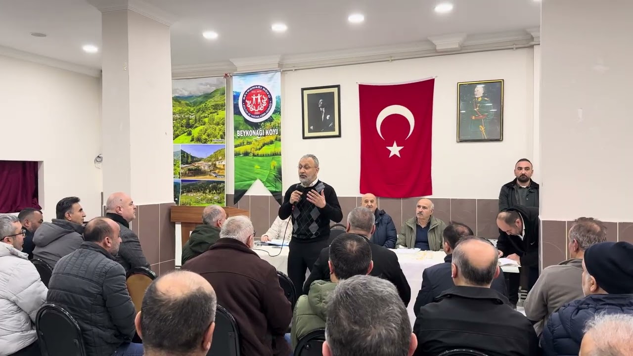 EYÜP belediye başkanımız bey konağı köyü dernek merkezinde  dernek başkanı seçiminde ziyarette geldi
