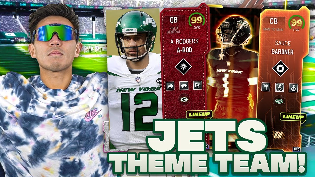 The New York Jets Theme Team with Aaron Rodgers! Madden 23