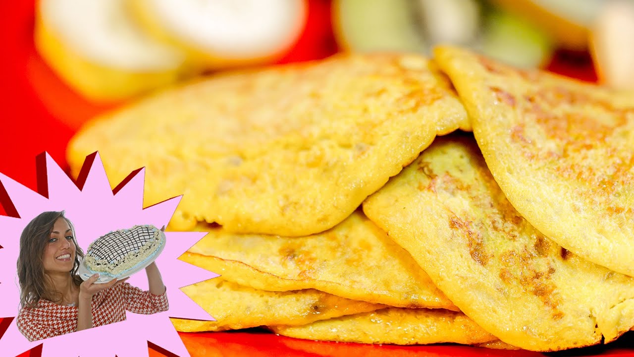 Pancake 2 Ingredienti - Senza Burro, Farina, Latte, Zucchero