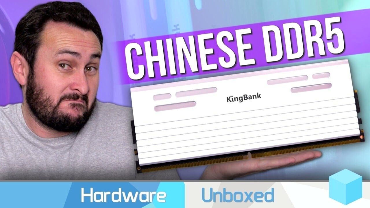 Hardware Unboxed Examines Cheaper CXMT IC based KingBank KFRW DDR5 6000 CL36 Kit