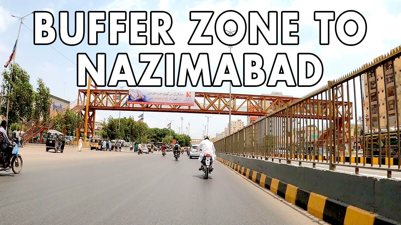 BUFFERZONE TO NAZIMABAD MATRIC BOARD OFFICE DRIVE - Karachi City Street View 2020 - 4K HD