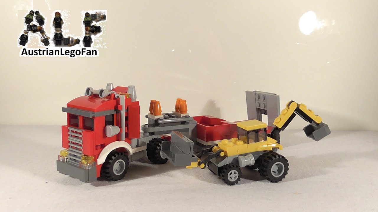 Lego Creator 31005 Construction Hauler / Sattelschlepper - Lego Speed Build Review