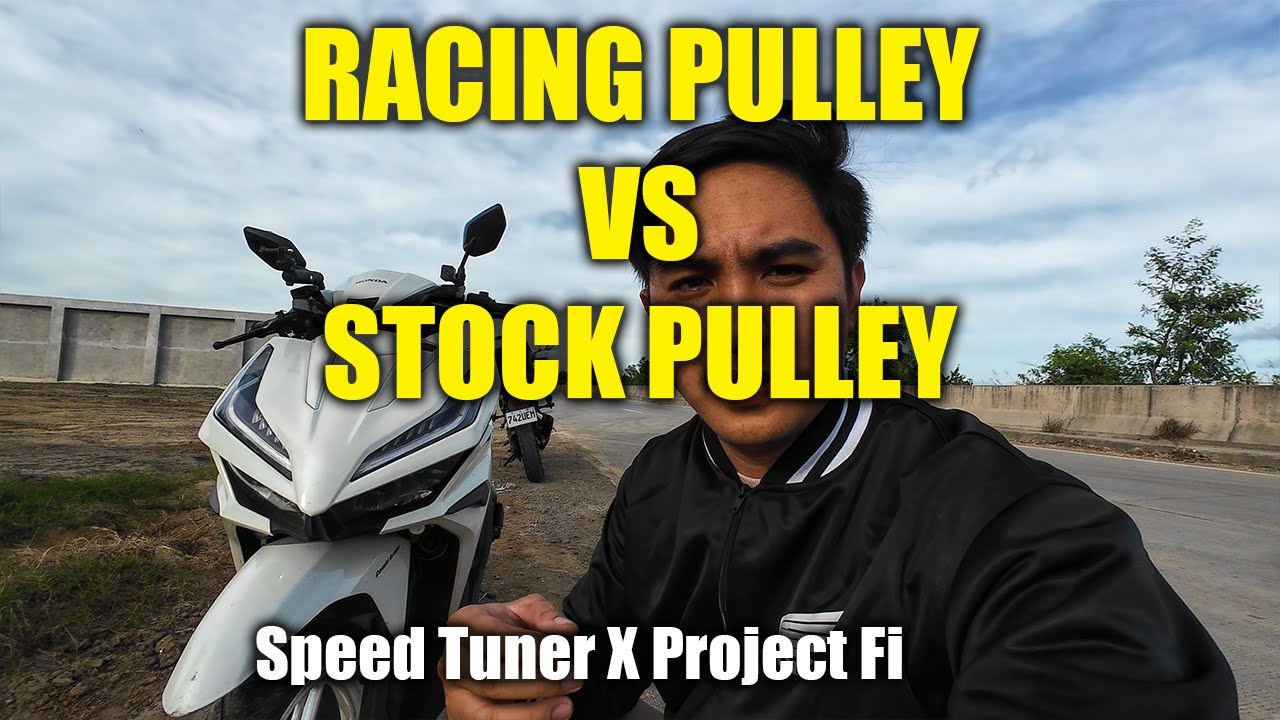 Honda Click 125 V3 Top Speed using Stock Pulley and Racing Pulley Acceleration and Max Speed