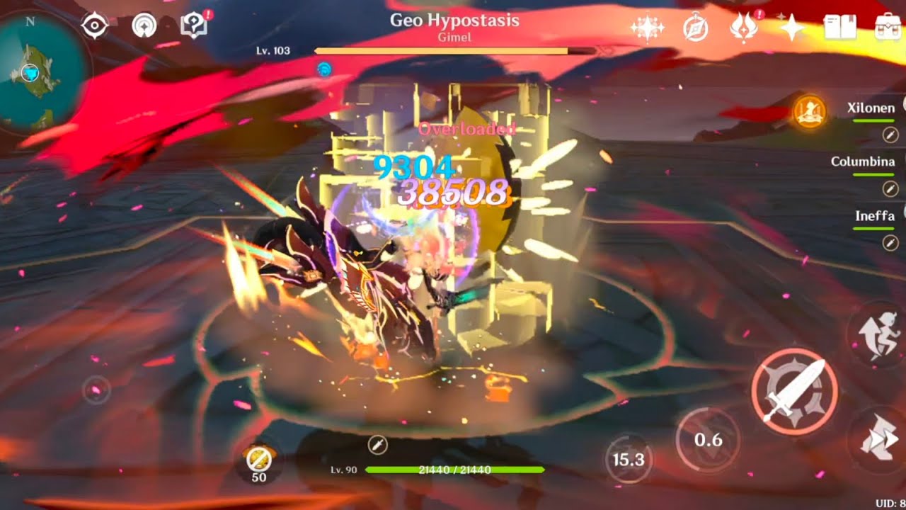 Defeat Geo Hypostasis under a minute