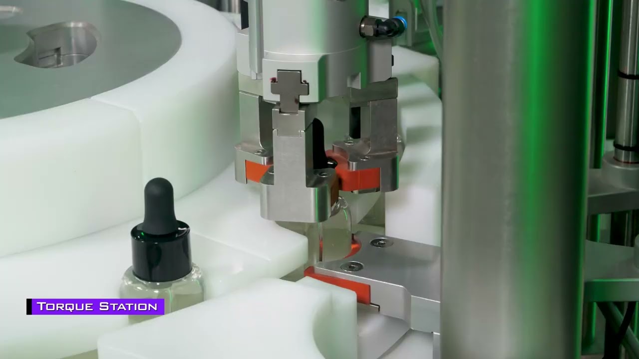 Liquid Filling - Aquarius Monobloc (Fill-Cap-Torque-Print-Label) - Serum - Cosmetics