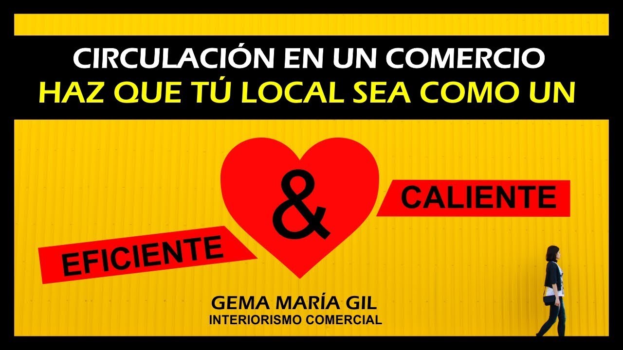 CIRCULACIÓN en un COMERCIO. Zonas FRÍAS y CALIENTES