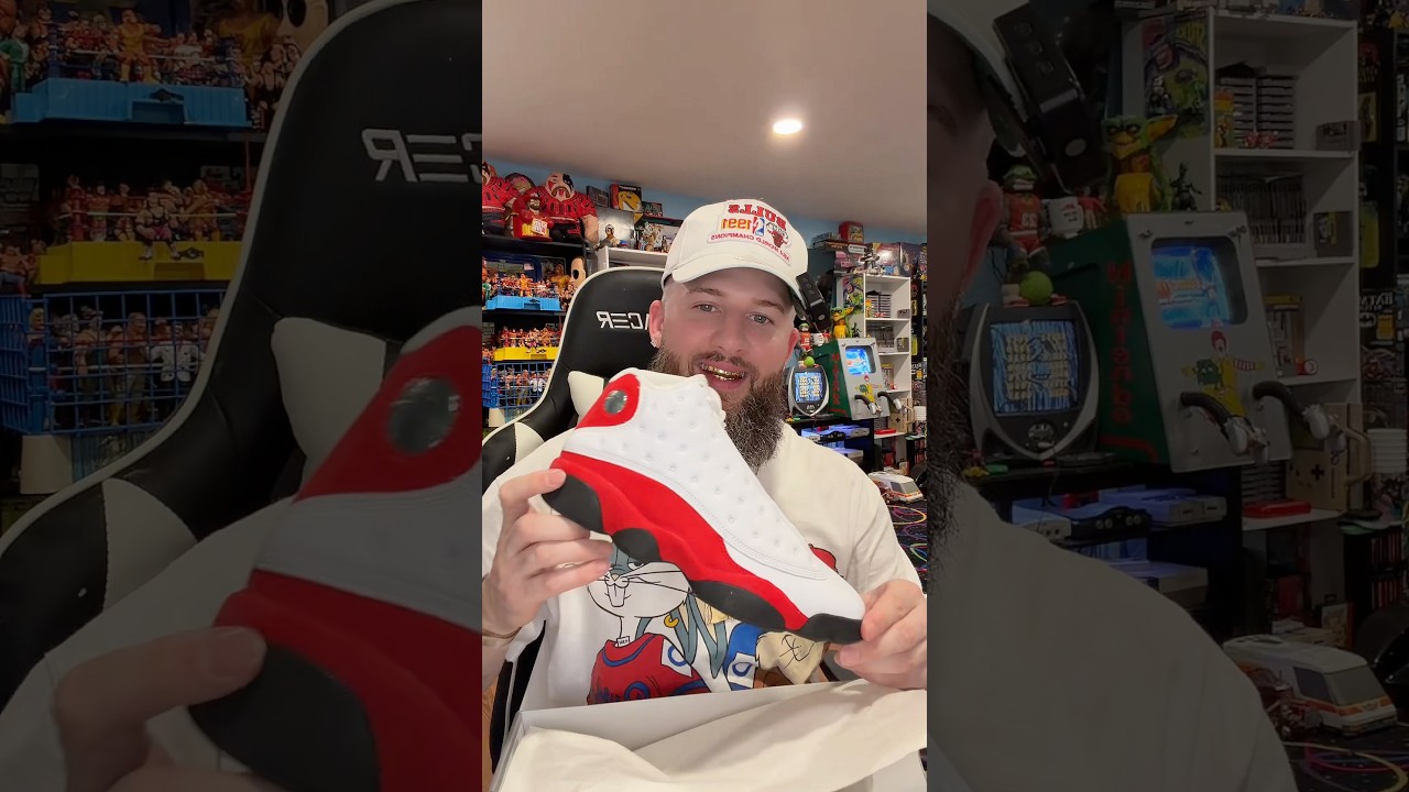 Распаковка кроссовок Air Jordan 13 Cherry 🍒 @nike #airjordan #sneakers