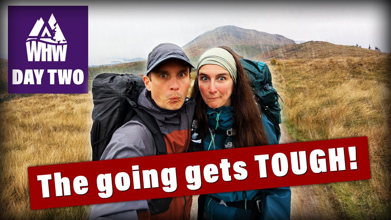 West Highland Way, Day 2: Hiking 20 Miles, Soaked and Shattered