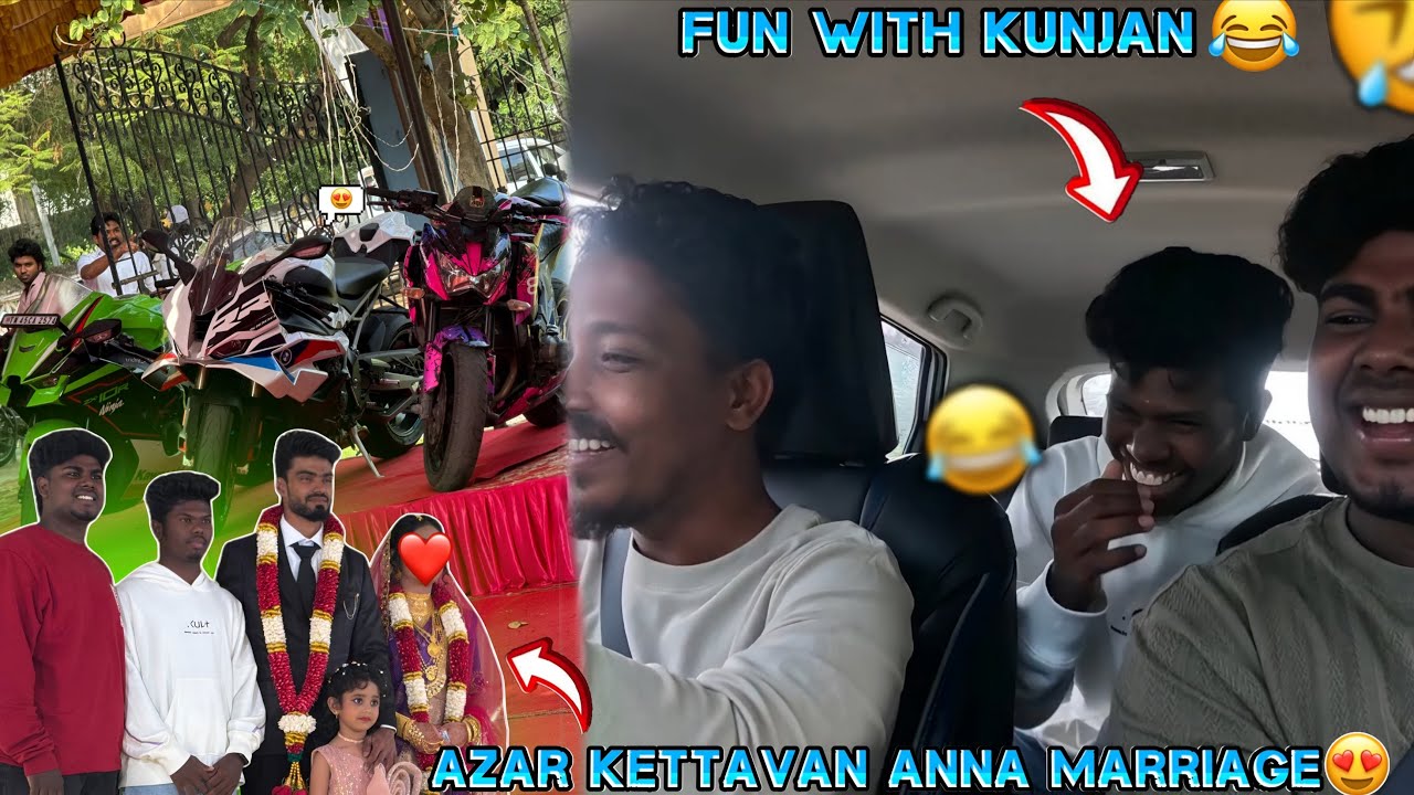 Azar kettavan Anna marriage❤️||fun with Kutty kunjan 😂😅#tamil #vlog 