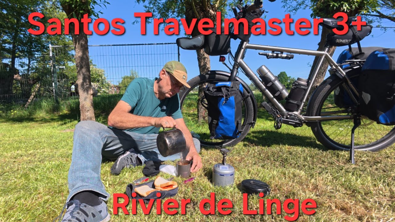 Fietsvakantie langs de Linge💥Santos Travelmaster 3+💥Enspijk💥Kayaken 💥Hilleberg akto