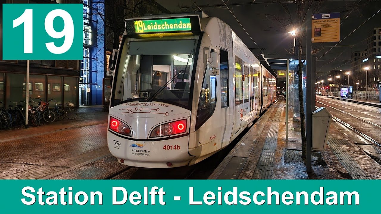 HTM lijn 19: Delft Station - Leidschendam HMC Antoniushove | HTM 4014 | 2025