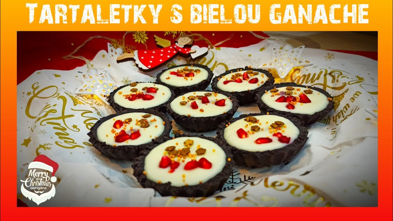 Vianočné Tartaletky s bielou ganache - Var a peč s Martinkou