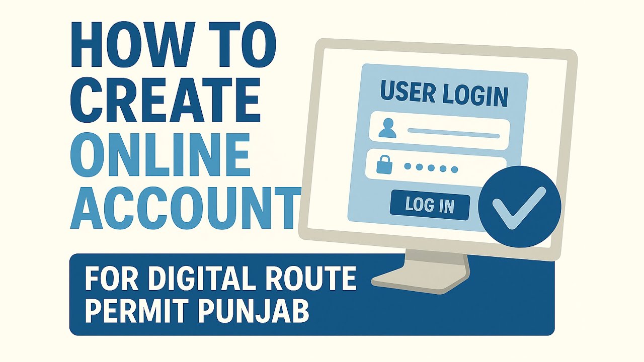 How to Create Online Account & Apply for Route Permit in Punjab | Easy Steps | Digital Transport