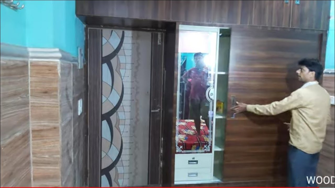 Sliding wardrobe में! lock कैसे लगाते हैं ? // How do the sliding doors Lock install door