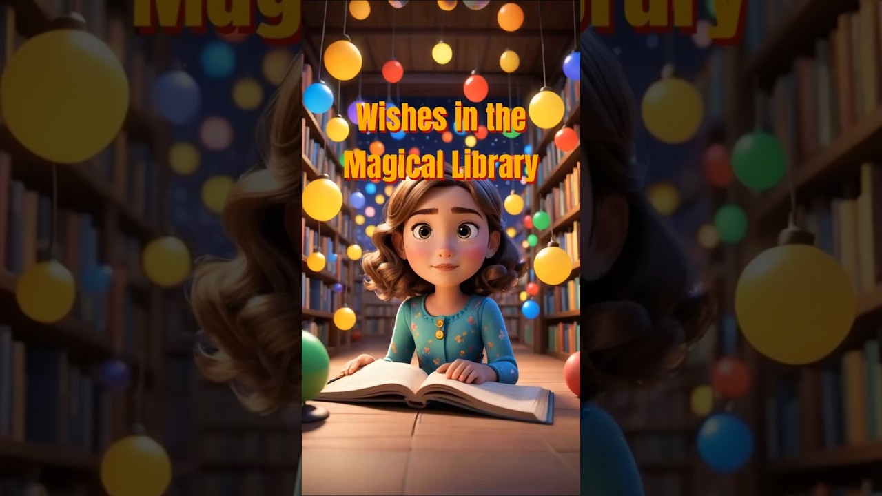 Story Of Wishes in the Magical Library✨#story #kids #children #maceraestories
