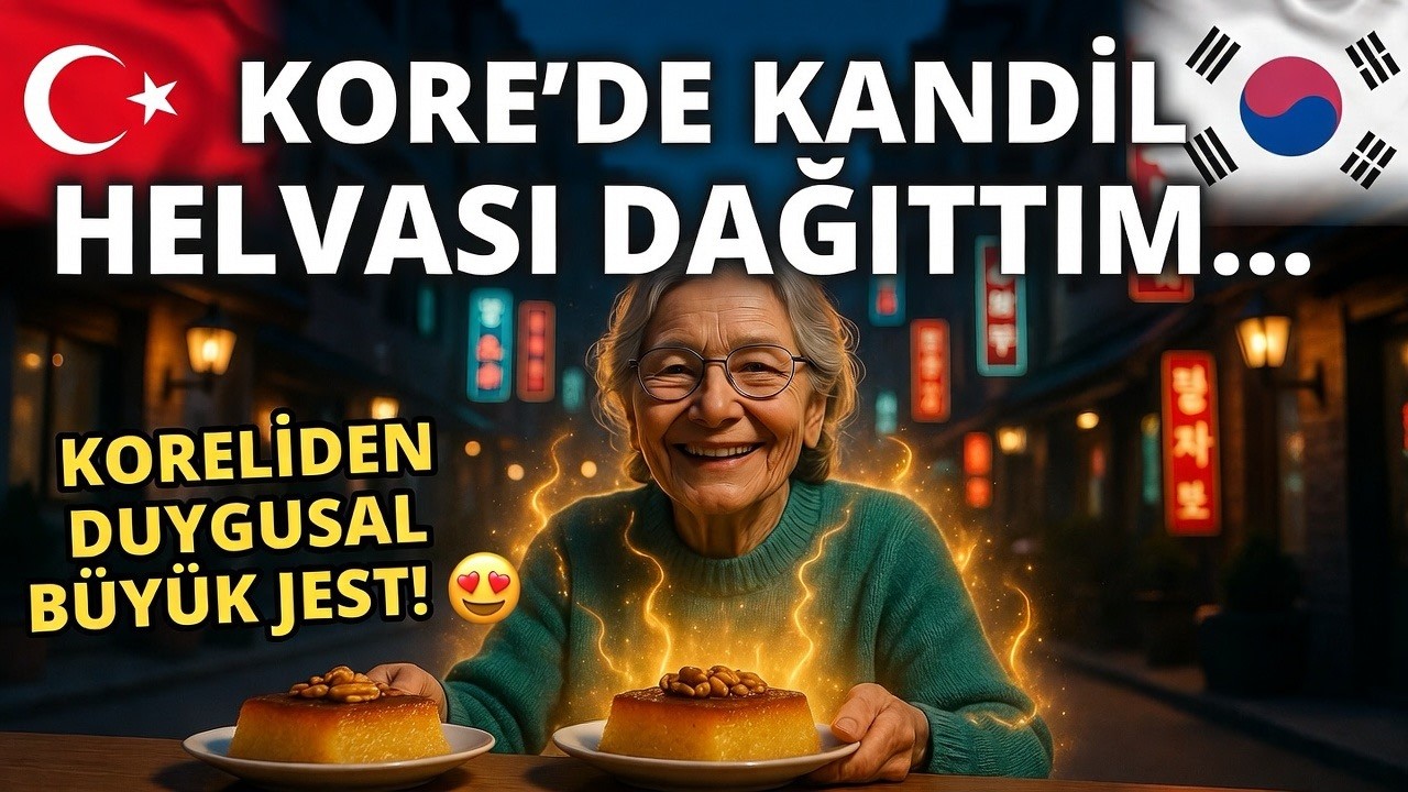 Kore'de Kandil Helvası Dağıttık… Koreliden Gelen Büyük Jest! 😭🇹🇷🇰🇷