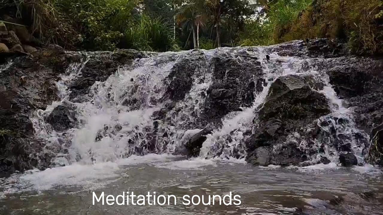 2 hours Relax Calm river, white noise, nature sounds for sleep