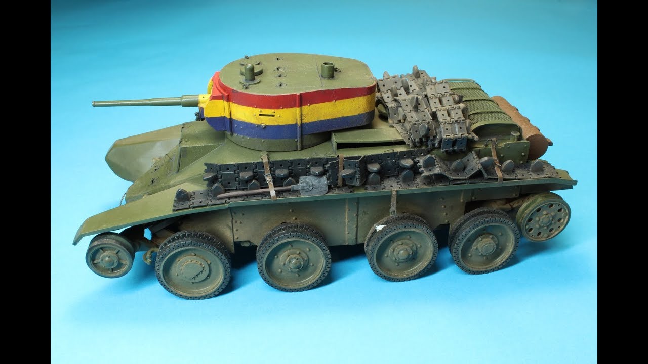 Italeri/Zvezda 1/35 Soviet BT5 Fast Tank, Spanish Republican Forces
