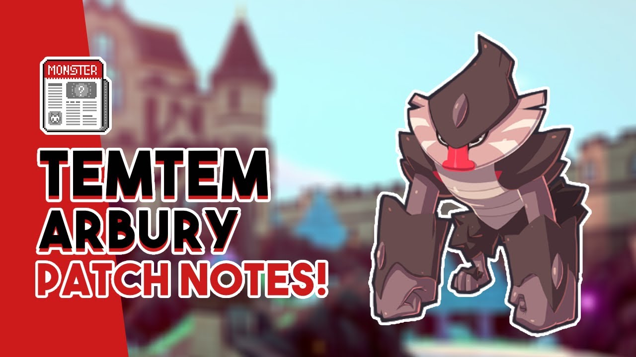 Temtem Arbury Update: 31 New Temtem, New EXP Items, Slingshot OP?, and More! | Patch Notes Revealed!