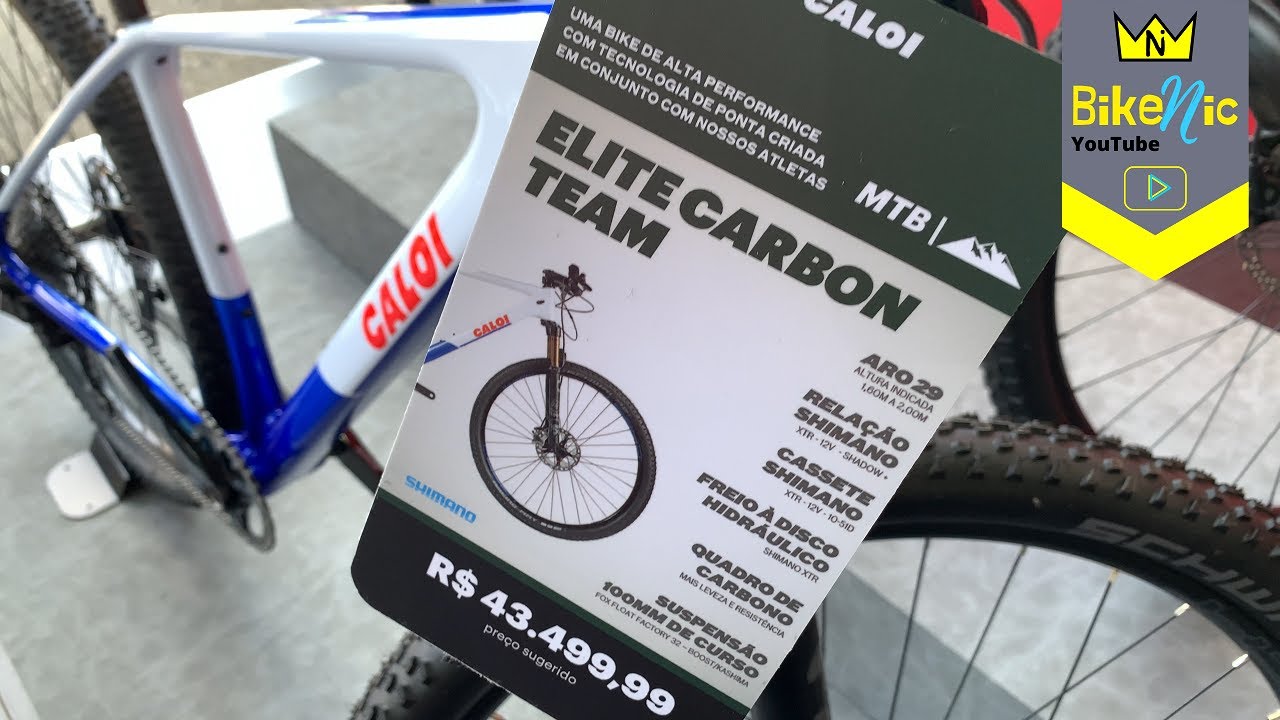 🇧🇷 Caloi Elite Carbon Team [🎦4k]