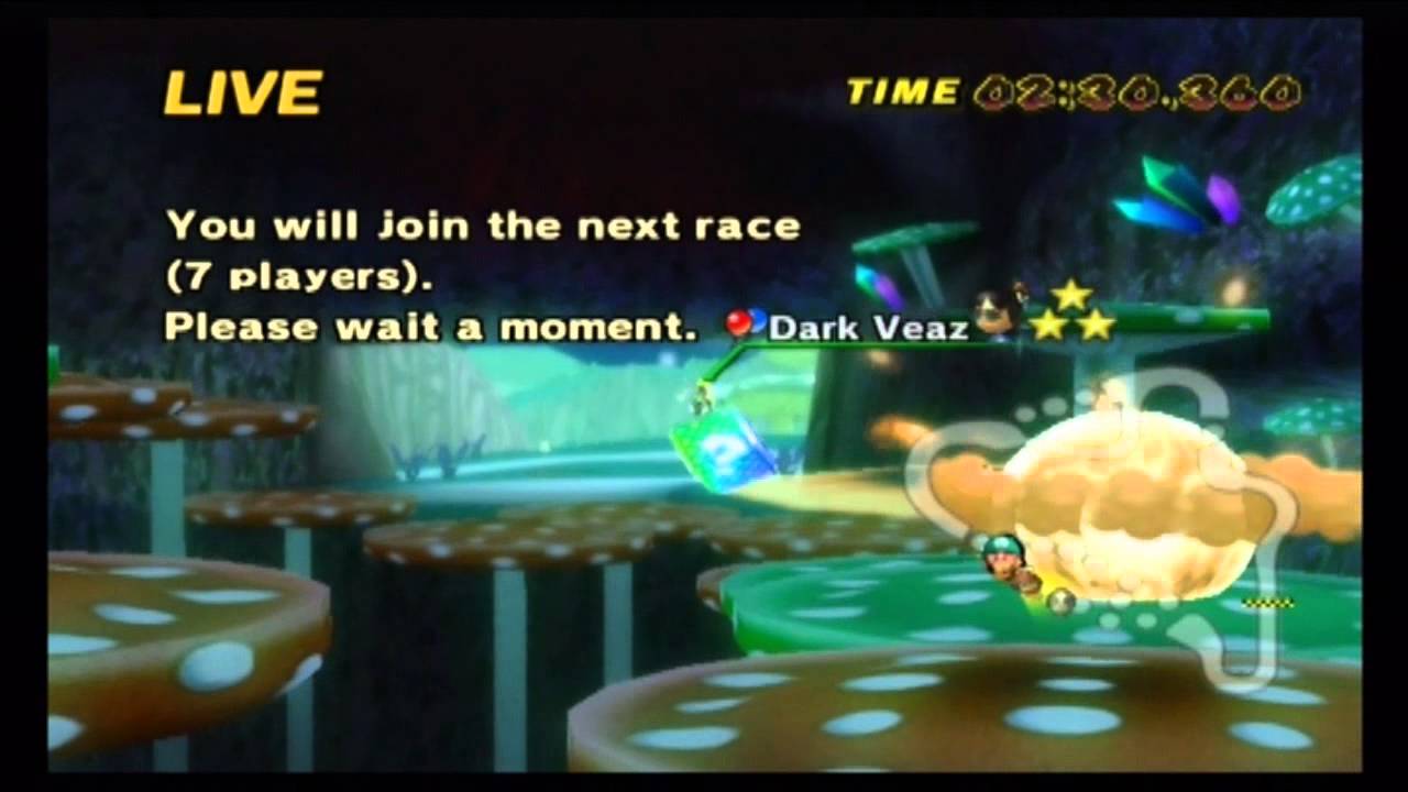 Mario Kart Wii-Live View of Dark Veaz Hacking