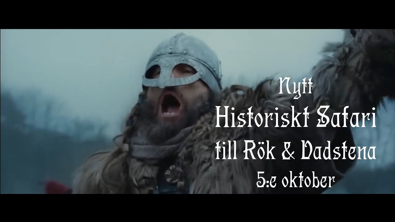 Nytt historiskt safari till Rökstenen och Vadstena den 5: oktober