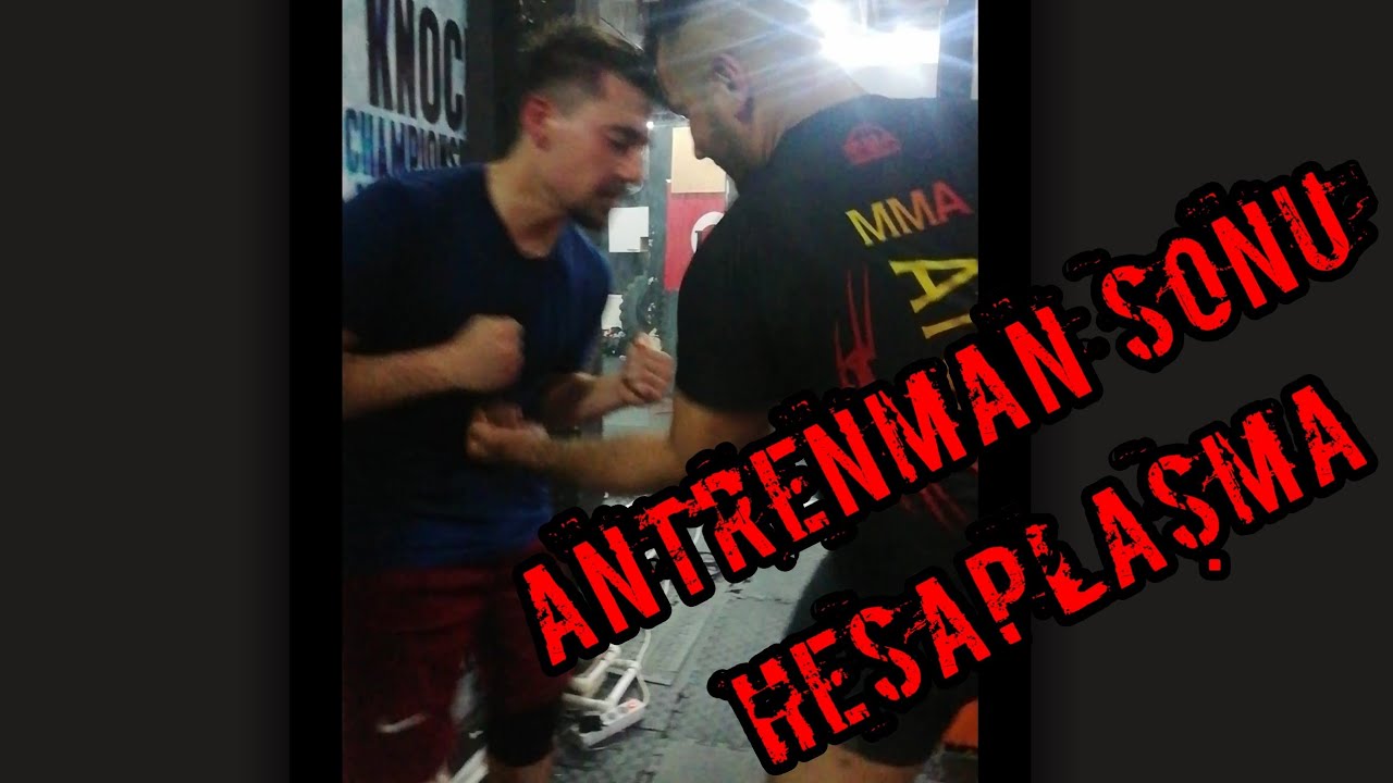 Antrenman sonu hesaplaşma - KİM DAHA DAYANIKLI