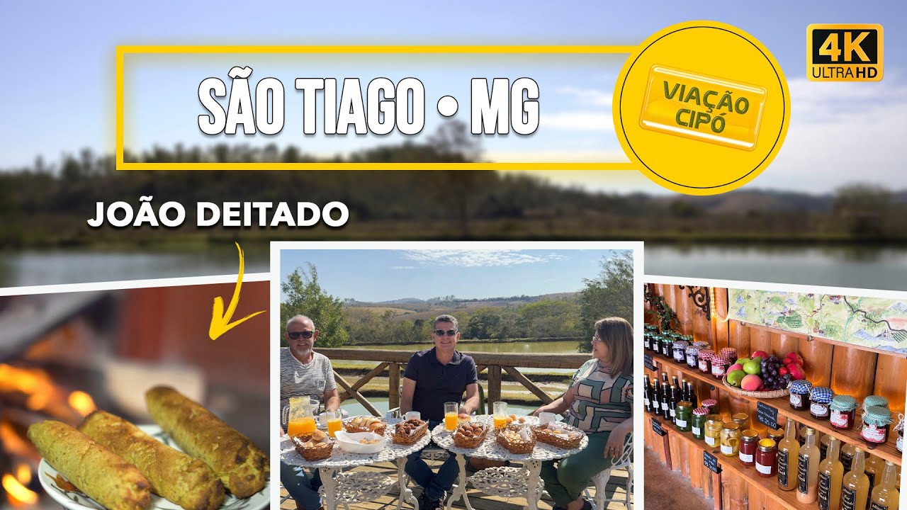 Conheça SÃO TIAGO: a cidade do CAFÉ COM BISCOITO! | A Viação Cipó te conta tudo!