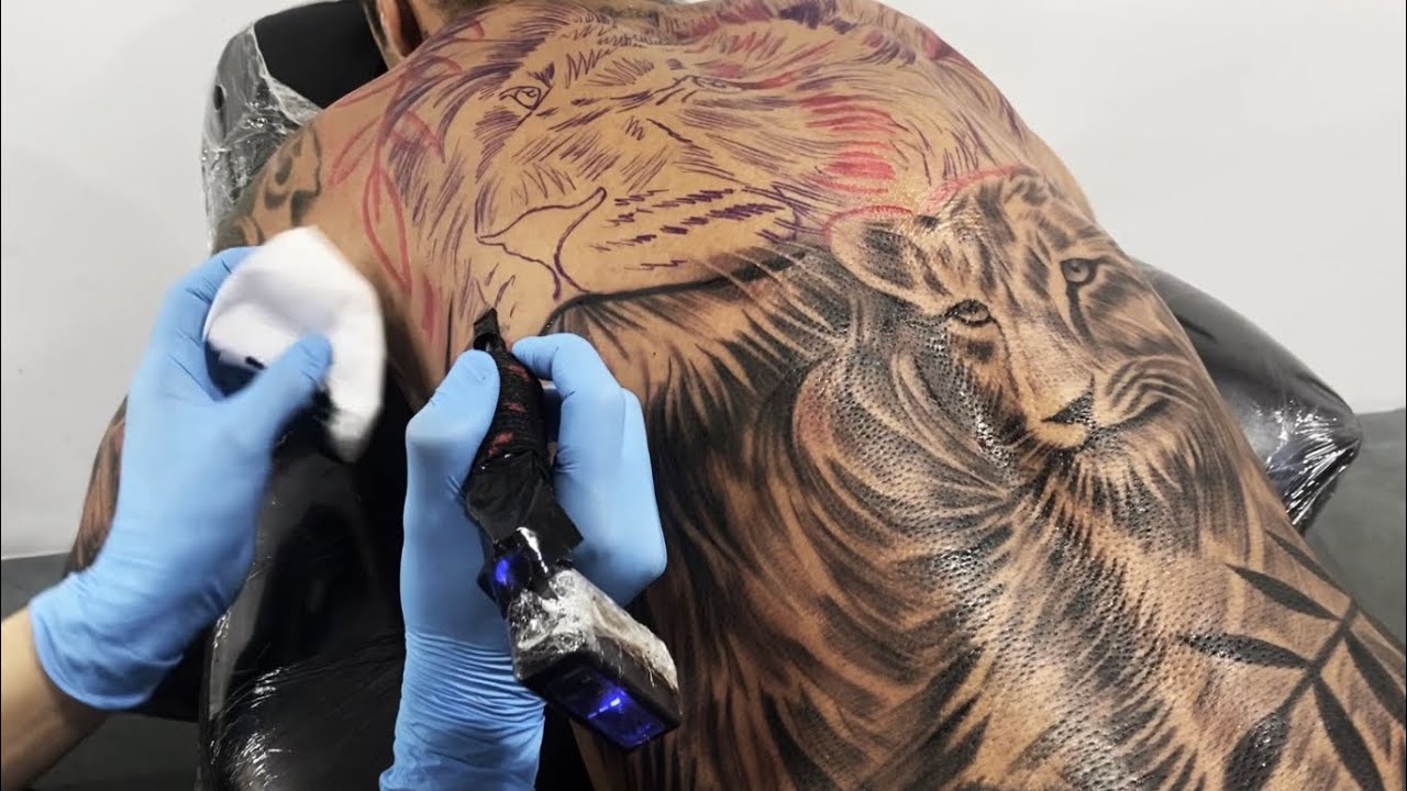FECHAMENTO DE COSTAS EM 4Hrs - VEJA COMO FOI ESSA TATTOO