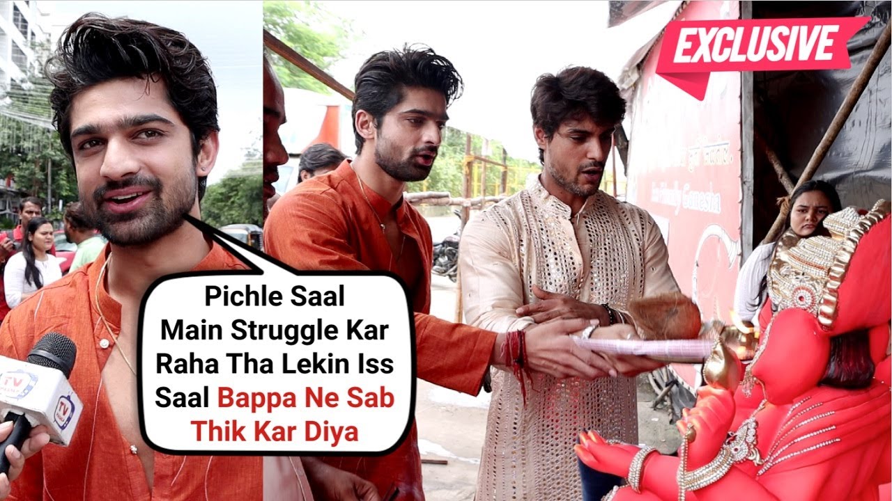 Abhishek Kumar EXCLUSIVE Interview At Ankit Gupta Ganpati Aagman 2024