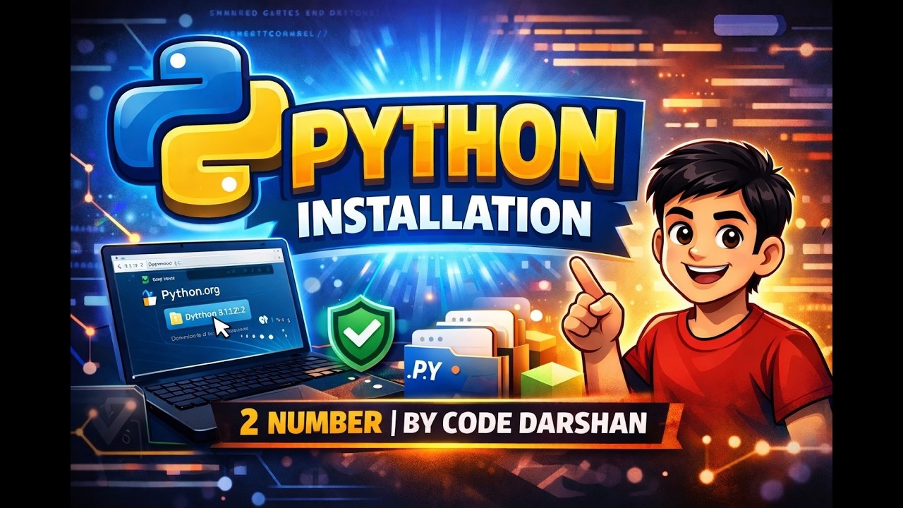 Python Installation Tutorial 🔥 | Episode 2 | Learn Python Basics in Bangla | Code Darshan