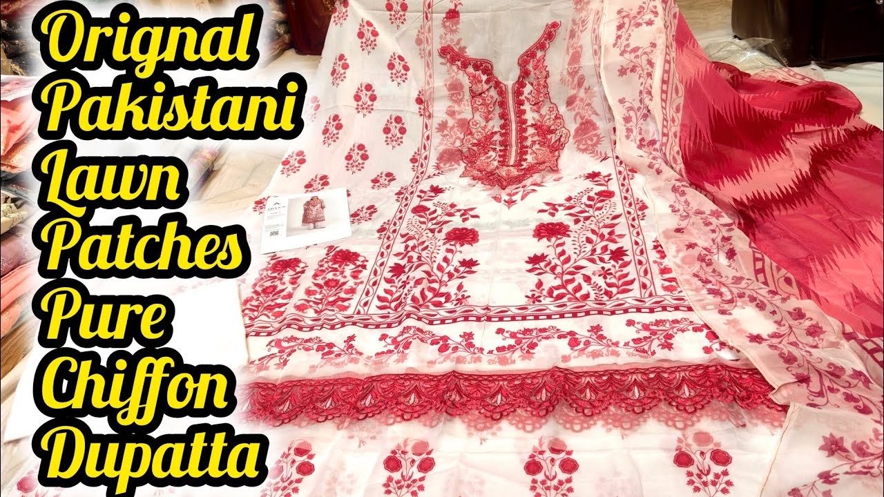 Adan Libas Orignal Pakistani Lawn Embroidery Patches ❤️