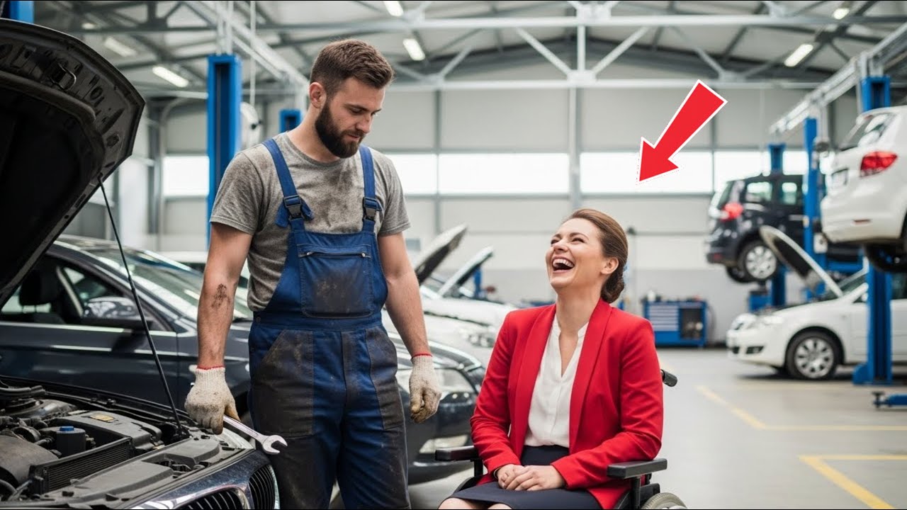 SPRAWIĘ, ŻE ZNÓW BĘDZIE PANI CHODZIĆ—POWIEDZIAŁ MECHANIK,MILIONERKA SIĘ ZAŚMIAŁA… ALE POTEM ZAMILKŁA